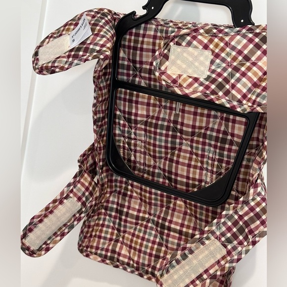 St.John’s Bark Dog Coat Jacket Houndstooth Neutral Small Winter Puffer Preppy - Picture 6 of 11